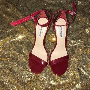 Red Steve Madden heels